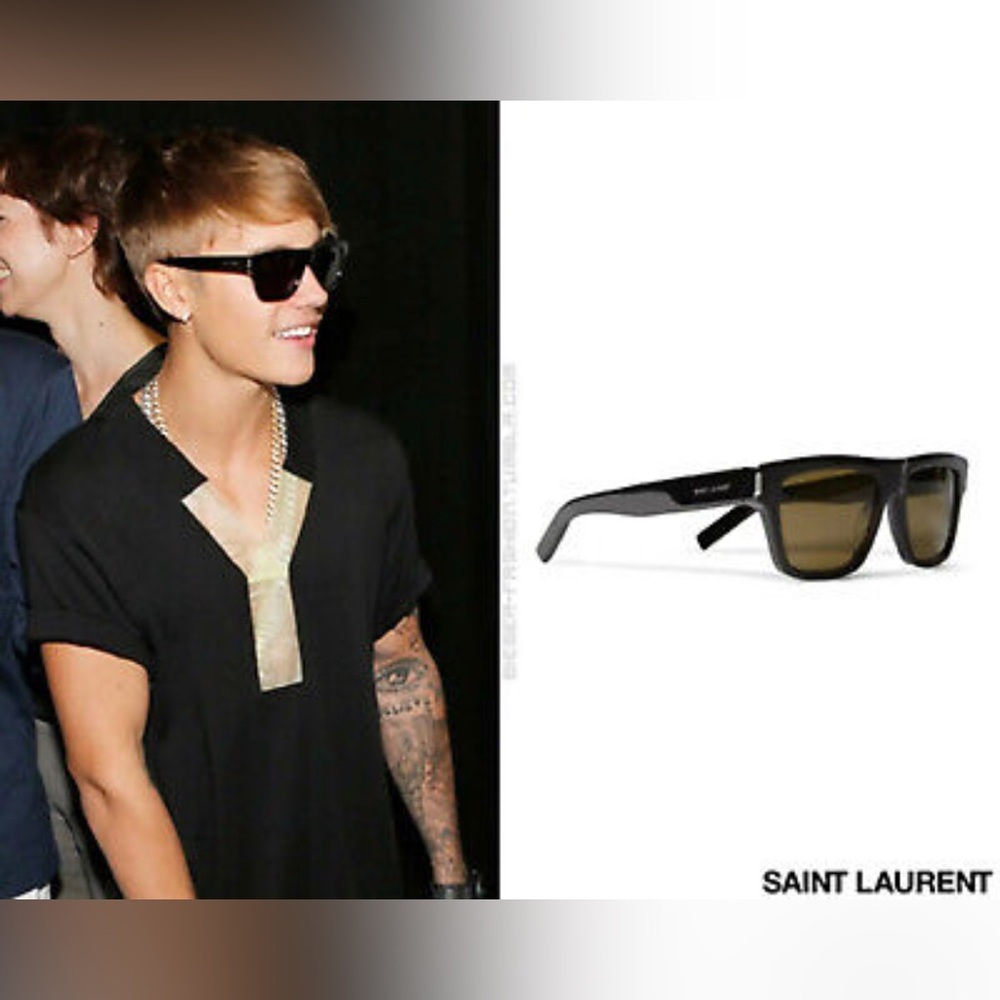 Saint Laurent Paris Bold 5 Black Sunglasses